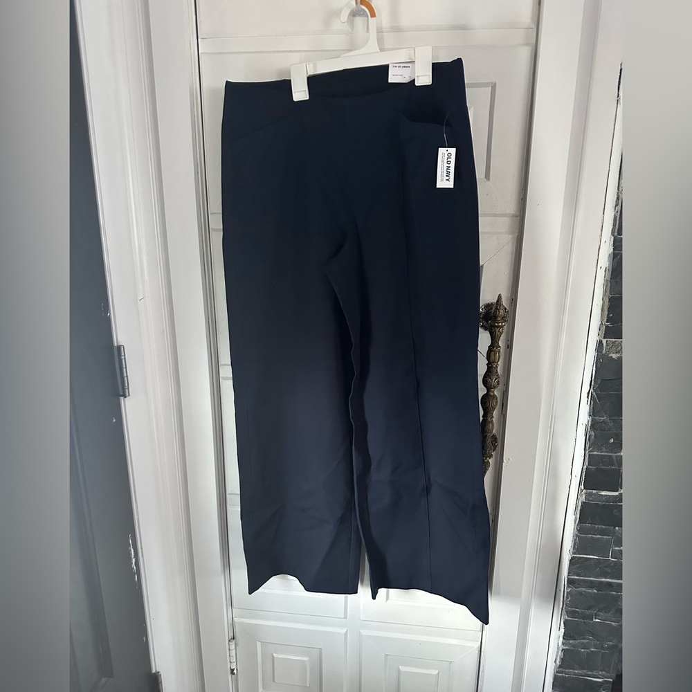 *NEW* Navy Blue Dress Pants - wide leg/high rise